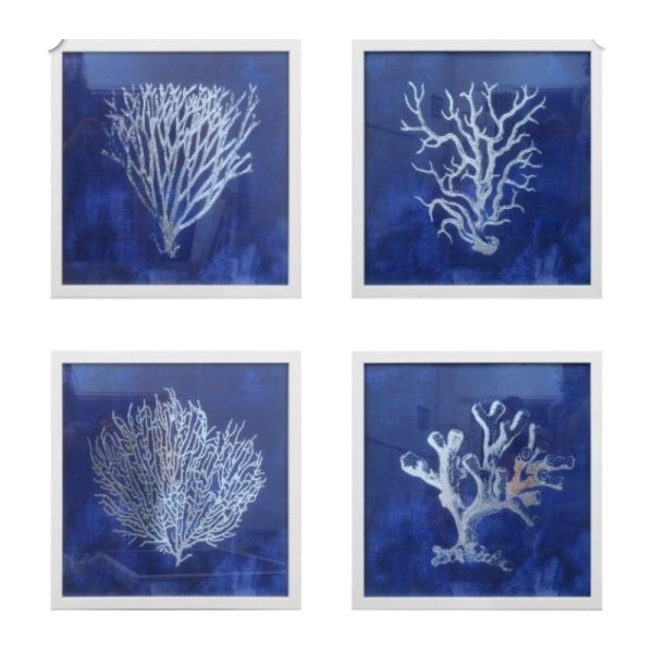 White Coral Wall Art By Best Price Furniture