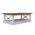 Best Quality Ezri Coffee Table Chocolate and White By Best Price Furniture