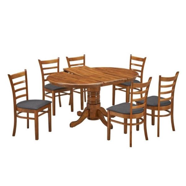 Tobin seven piece Extension Dining Set by best price furniture outlet