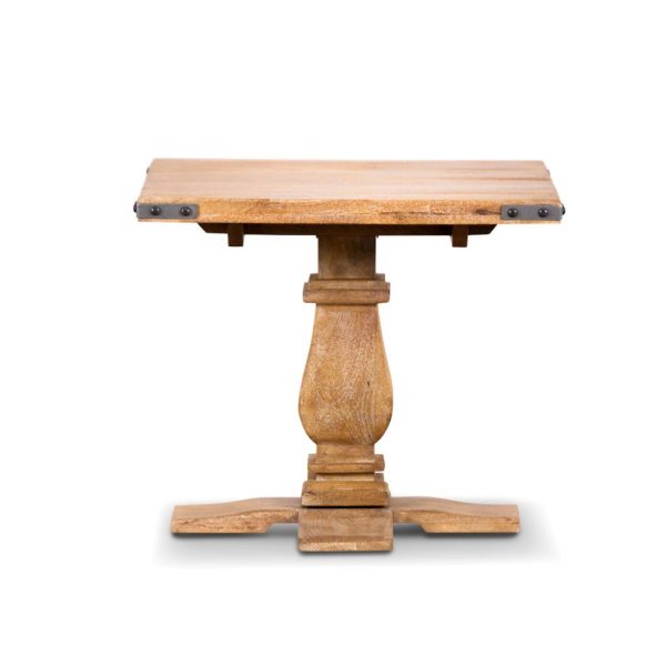 Front View of Honey Wash Kennice Lamp Table By Best Price Furniture